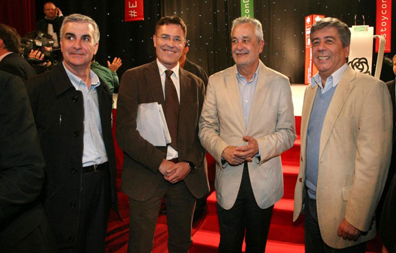 2012-Sevilla- Jose A. Griñán (presidente Junta Andalucia) y Julio Neira.