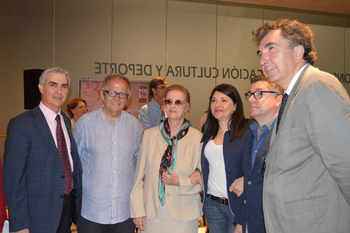 2014-Málaga-Juan José Téllez, María Victoria Atencia, Álvaro García y Enrique Baena.